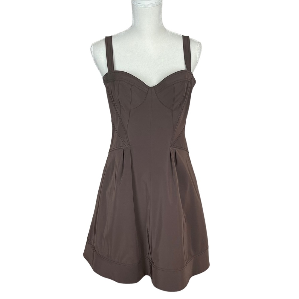 Zac Posen Mini Dress Brown size 8 NWT